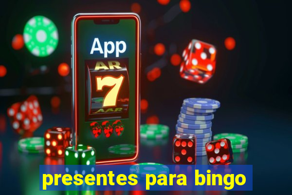 presentes para bingo